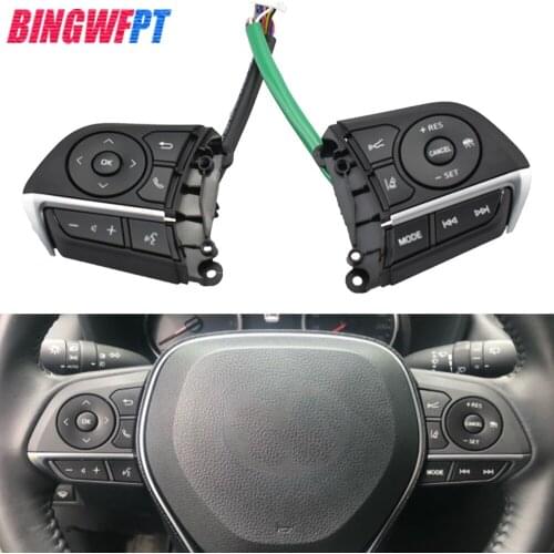 Remote Cruise Control Button Car Steering Wheel Control Buttons For Toyota Avalon Camry RAV4 2018 2019