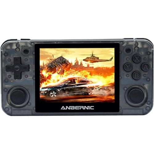 Powkiddy New RG350P Retro Handheld Game Console Double Joystick Open System Support TF Card For PS1 CPS1 2 Children Game Gift