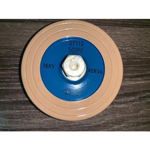 Round ceramics Porcelain high frequency machine new original high voltage XPCC DT110 500PF 16KV 45KVA