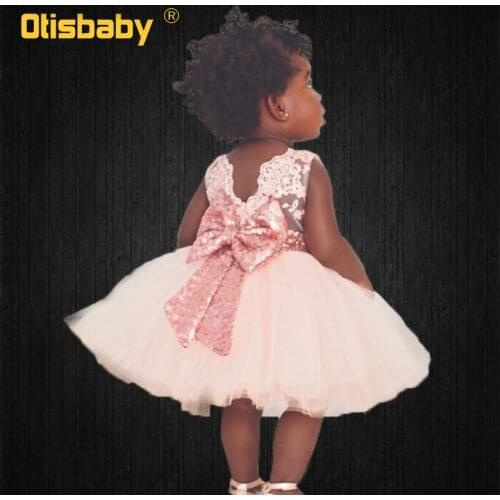 Baby Girl Backless Lace Christening Gowns Summer Infant Formal Dresses for Girls 1 2 3 4 5 6 Years Old Newborn Baptism Dress