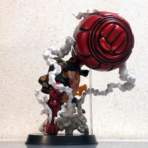 25CM Dolls Anime One Piece PVC Fugure Models Action Figure Monkey D.Luffy Gear Fourth Battle Fighting Collectible Toys Kid Gifts