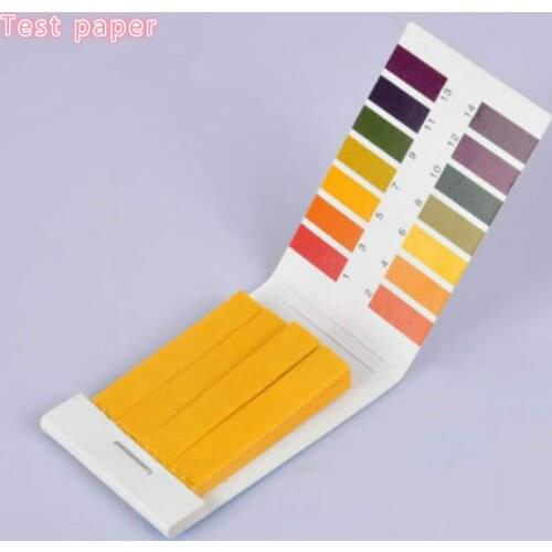 Laboratory household aquarium pH test paper Universal Litmus test paper PH1-14 is used for water saliva and urine testing2PCS