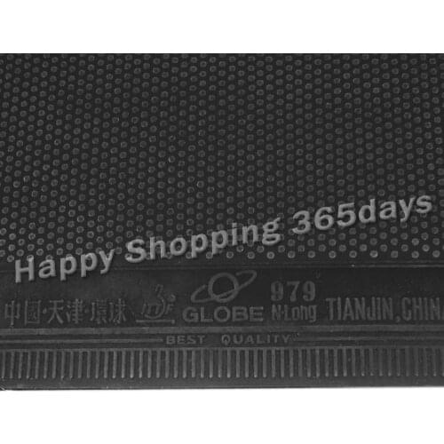 Globe 979 long pips-out table tennis pingpong top sheet rubber without sponge