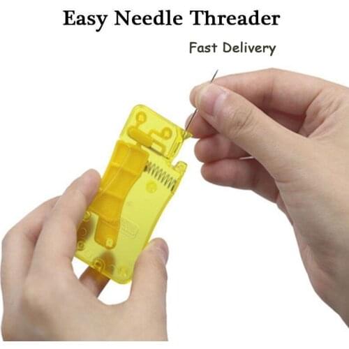 1pcs Sewing Needle Threader Thimble Thread Tool Threader Elderly Guide Needle Easy Device Automatic Thread Sewing Supplies