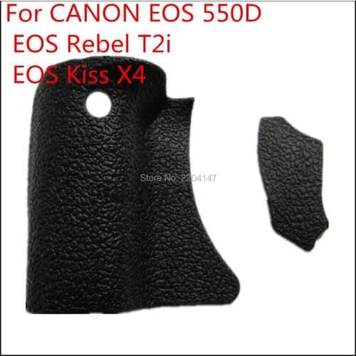 NEW Main Front Right Rubber Grip For CANON EOS 550D Rebel T2I KISS X4 Digital Camera Repair Part + Tape