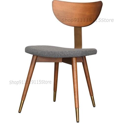 Dining Chair Household Simple Modern Osle Back Chair Coffee Shop Tea Shop Table Chair Fashion Creative Designer Chair