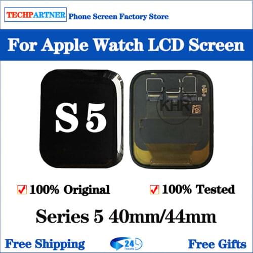 Original For Apple Watch 4 Watch 5 Series 4 5 LCD Original Display Digitizer Assembly For iwatch 5 Series5 S4 S5 40mm 44mm LCD