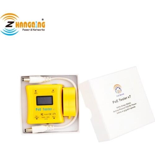 PoE tester PoE Detector CCTV PoE Tools LED Display Testers Inline Power over Ethernet Voltage and Current Tester 24V 48V 56V