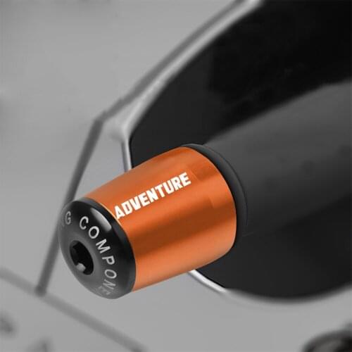For 1290 Super ADV Motorcycle 7/8" 22MM Handlebar Hand Grips Handle Bar End Cap For 1290 Super Adventure R 2007-2015