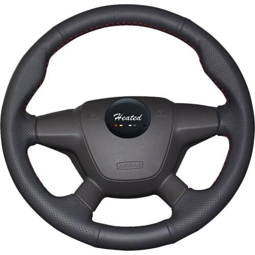 Steering Wheel Cover for Ford Focus 3 2012-2014 KUGA Escape 2013-2016 car styling Microfiber leather Braid on the steering wheel