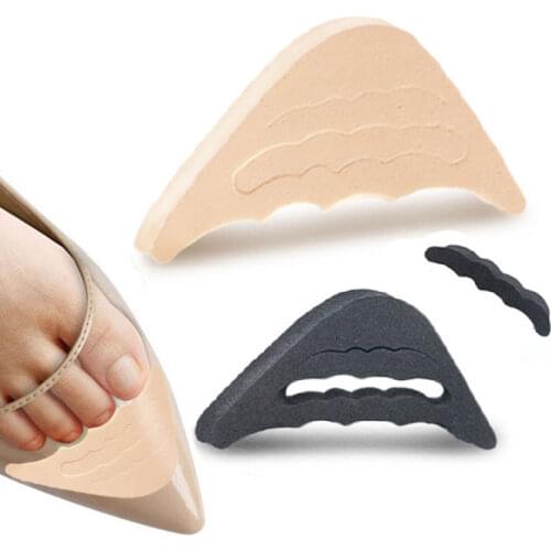 Women High Heel Half Forefoot Insert Toe Plug Insoles Cushion Pain Relief Protector Big Shoes Toe Front Filler Adjustment