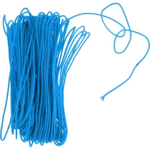 Outdoor Camping Tent Reflective Guyline Guy Line Runner Fastener Rope Camping Tents Awning Canopy Accessories 20M