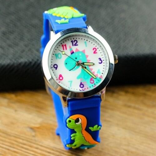 Cute Animal Dinosaur Unicorn Kids Children Watches Fashion Boys Girls Students Silicone Sport Colorful Party Gift Quartz Watches