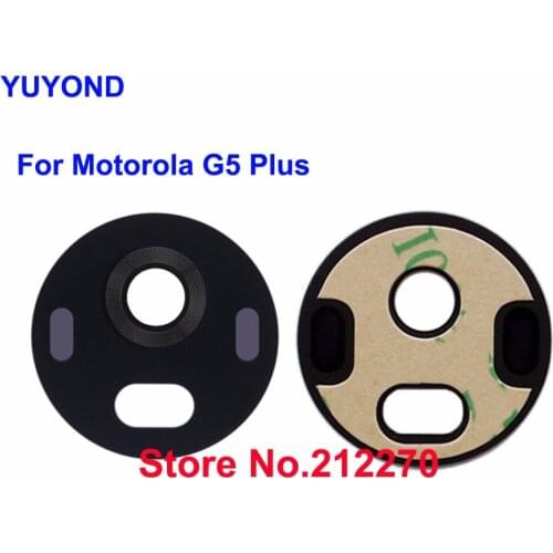 YUYOND New Back Camera Glass Lens Cover For Motorola Moto G5 Plus With Adhesive Sticker Wholesale