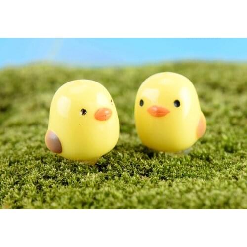 Yellow Chick Animal Miniature Fairy Garden Home Houses Decoration Mini Craft Micro Landscaping Decor DIY Accessories