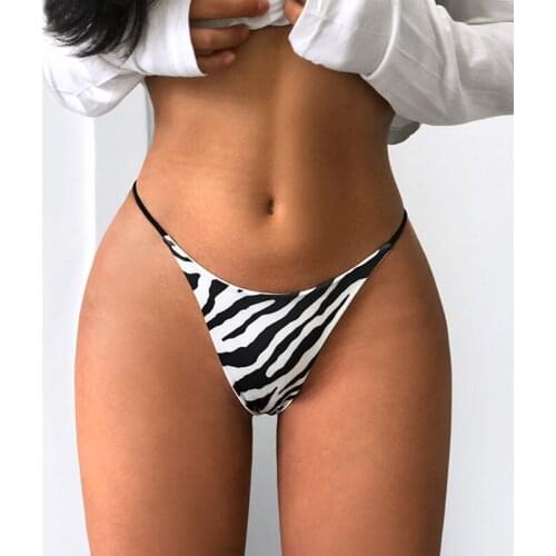 Women Panties T-back Thong Cotton Sexy Low Waist Bikini Underwear G-String Underpants Femlae Lingerie Sports Briefs Size S-XL