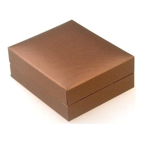100pcs/lot Quality Brown Cufflinks Box Cuff Links Storage Holder Gift Boxes Jewelry Boxes Wholesale