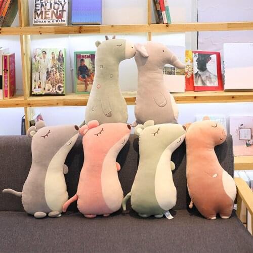 2018 Cute Deer Various animals Doll & Stuffde Plush Toys High quality Jungle Doll Cute Birthday gift Soft Children toys 40cm