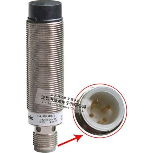 GX-MK18A-Z M18 cylindrical proximity sensor switch four-pin plug type 6months warranty