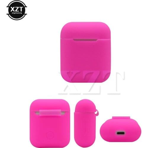 Colorful Silicone Shock Proof Protector Sleeve For iphone Case Skin Cover for AirPods True Wireless Earphone box Accessories