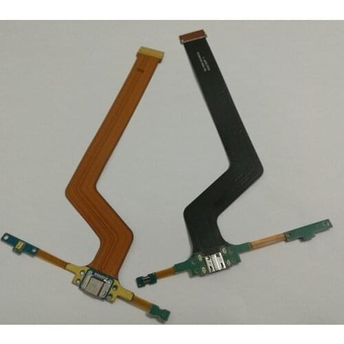 50pcs/lot For Samsung Galaxy Note 10.1 2014 P600 P601 P605 USB Charging charger Port Dock Plug flex cable ribbon with microphone