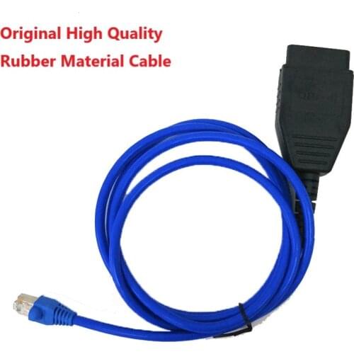 High Quality BMW F Series ENET Interface Cable Original E-SYS ESYS ICOM OBD RJ45 Coding Programming E-net with LED light