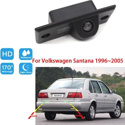 HD CCD Car Rear View Reverse backup Camera For Volkswagen Santana 1996 1997 1998 1999 2000 2001 2002 2003 2004 2005 Night Vision
