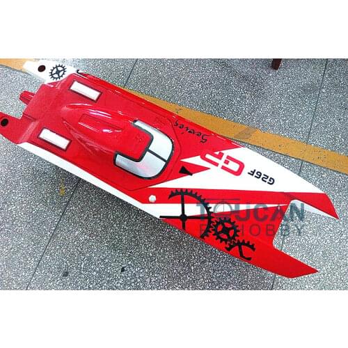 G30F ARTR Catamaran 50" FiberGlass 30CC Engine Gas RC Boat Water Cool Sys Red TH02699