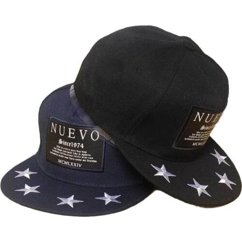 2021 New Caps Emboridery Star Letter Hip-Hop Street Dance Snapback Hat for Men Women Adult Outdoor Casual Sun Baseball Cap