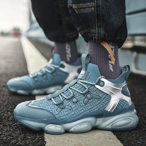 New Men Running Shoes Breathable Comfortable Sneakers Mens Outdoor Walking Footwear Damping Basketball Shoes Zapatillas Hombre