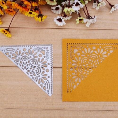 Lace Background Square Frame Metal Cutting Dies Stencils for DIY Scrapbooking DIY Paper Cards Photo Album Decorative Embossing