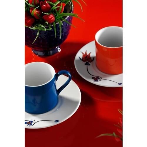 Kutahya has Porcelain Cintemani 9731 Pattern Coffee Cup Pad