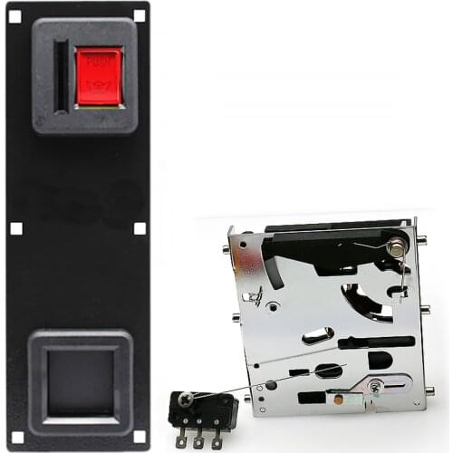 Mechanical coin acceptor American coin-operated mechanism Coin Selector + Mounting Brackets + Micro Switch