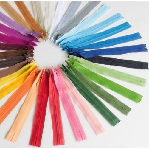 1pcs YKK 2# Invisible Zipper Nylon Close-end for Dress Skirt Sewing Cloth Accessorie