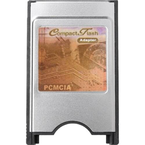 New Compact Flash CF to Adapter Cards Reader PC Card PCMCIA for Laptop Notebook Feb7