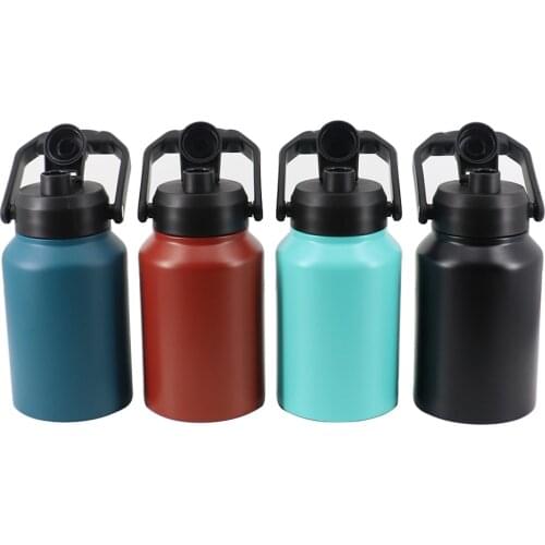 Stainless steel vacuum large capacity thermos portable portable insulation pot outdoor climbing sports pot Camping kettle