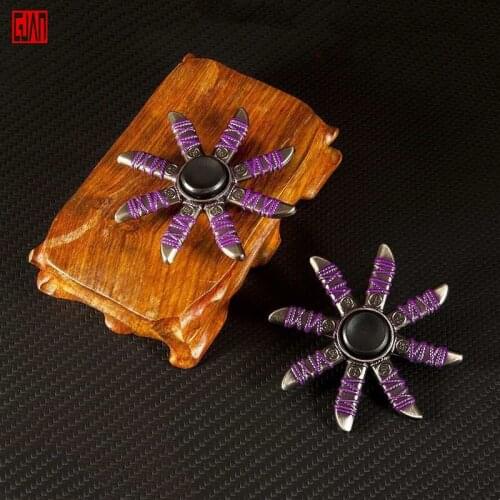 Assassin Animation Peripheral Magic Knife Thousand Blade Plum Blossom Thirteen Plum Blossom Eleven Fingertip Gyro Electroplate