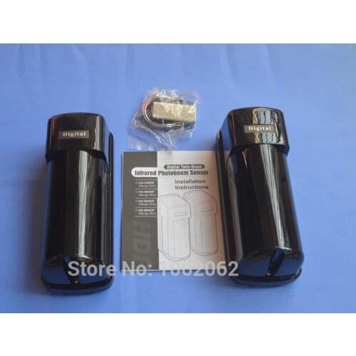 Waterproof outdoor 80M infrared beams pir sensor alarm Digital Frequency Twin Photobeam Detectors
