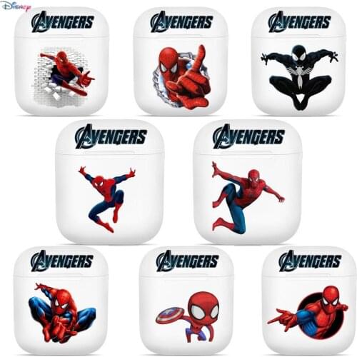 Disney Marvel Spider-Man For Apple Airpods 1/2 Cases Protective Bluetooth Wireless Earphone Cover For case Cases pro