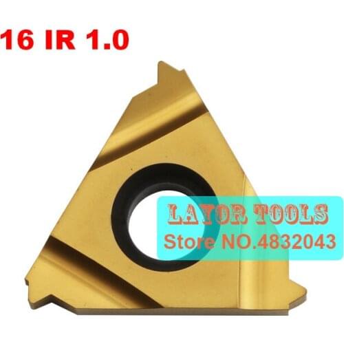 16 IR 1.0 ISO ,Indexable Tungsten Carbide Threading Lathe Inserts for Threaded Lathe Holder,thread turning tool holders