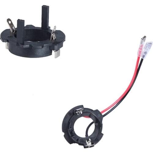 2PCS H7 Led Headlight Lamp Holder Adapter Retainer Socket Base For VW Golf 5 Sagitar MK5 GTI Jetta