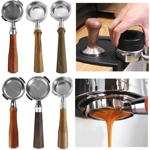 58mm Bottomless Coffee Handle Portafilter Coffee Machine Coffeeware Makers Filter Basket