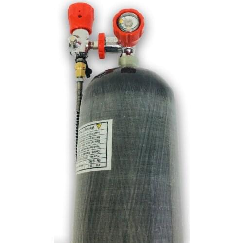 AC168101 6.8L CE Scuba Mini Scuba Tank Air Gun Condor Pcp Compressed Airgun Air Rifle Paintball Tank With Valve& Filling Station