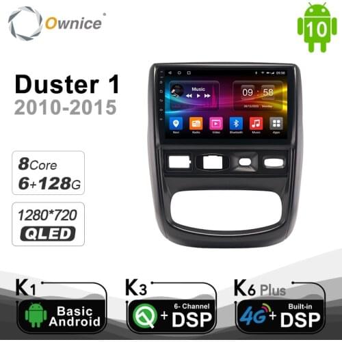 6G+128G Ownice 1280*720 Android 10.0 Car Multimedia for Renault Duster 1 2010 - 2015 Car Auto Radio 2din Audio Video BT5.0 SPDIF