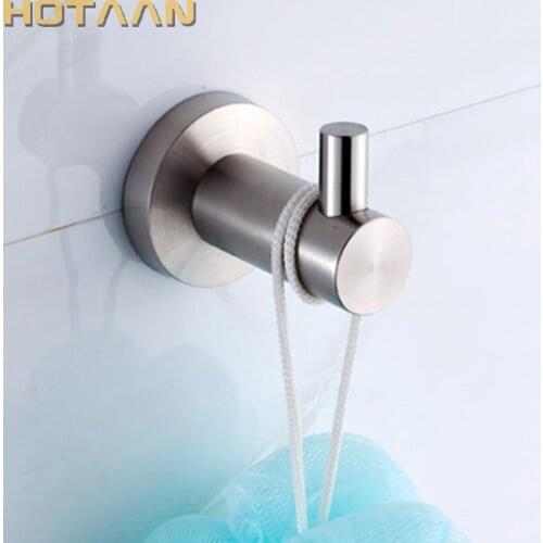 Free Shipping Robe Hook,Clothes Hook,304# Stainless steel Construction Satin Nickel finish,Bathroom hook Bathroom Accessories