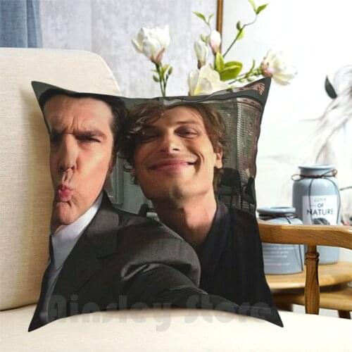 Matthew Gray Gubler And Thomas Pillow Case Printed Home Soft Throw Pillow Matthew Gray Gubler Gray Gubler Gubler Matthew