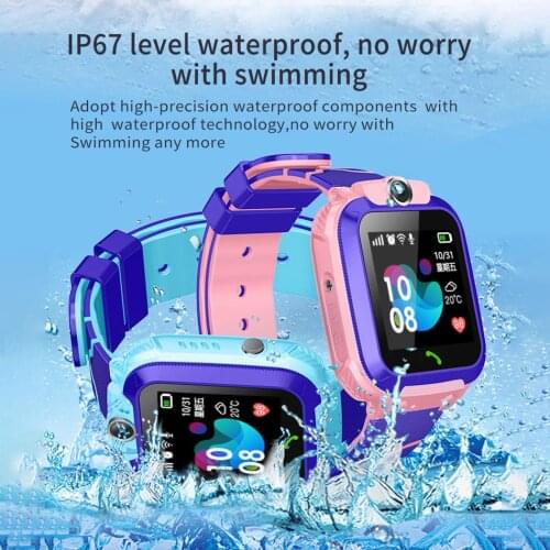 V7K Kids WIFI Positioning Tracker Children Security Anti Lost Life Waterproof Smart Watch Camera SOS PK Q90 Q50 Q528 DZ09 DF33