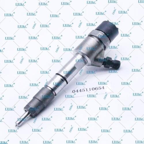 ERIKC 0445110654 Fuel Injector Adapter Common Rail 0 445 110 654 Injection Type Diesel Auto Fuel Nozzle 0445 110 654 for Bosch