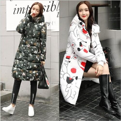 Cotton Wadded Winter Jacket Women Hooded Black Long Women Parka Warm Winter Coat Chaquetas Mujer Cotton Woman Coat Z92