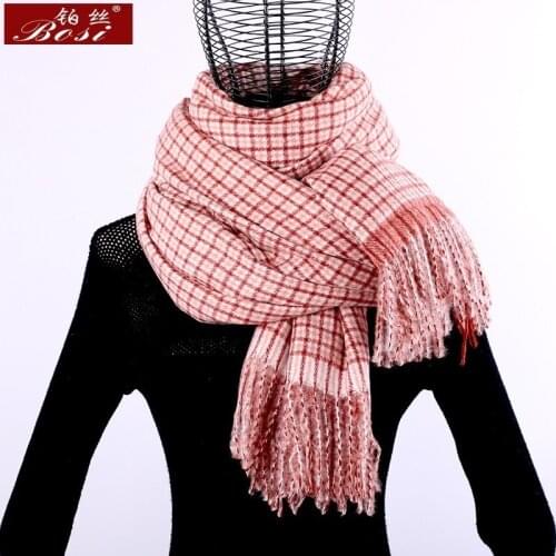Cashmere Scarf Winter fashion For Women tassel Shawl Plaid long Scarves Brand Designer oversize wool shawls and wraps pashmina